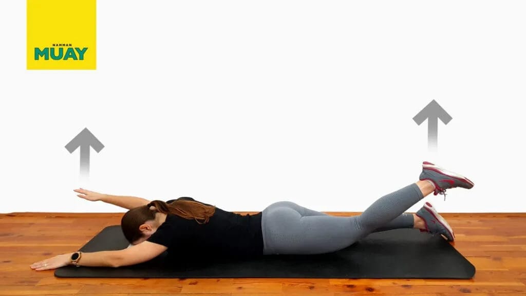 Nageur en position ventrale – tonifier le dos sans douleur