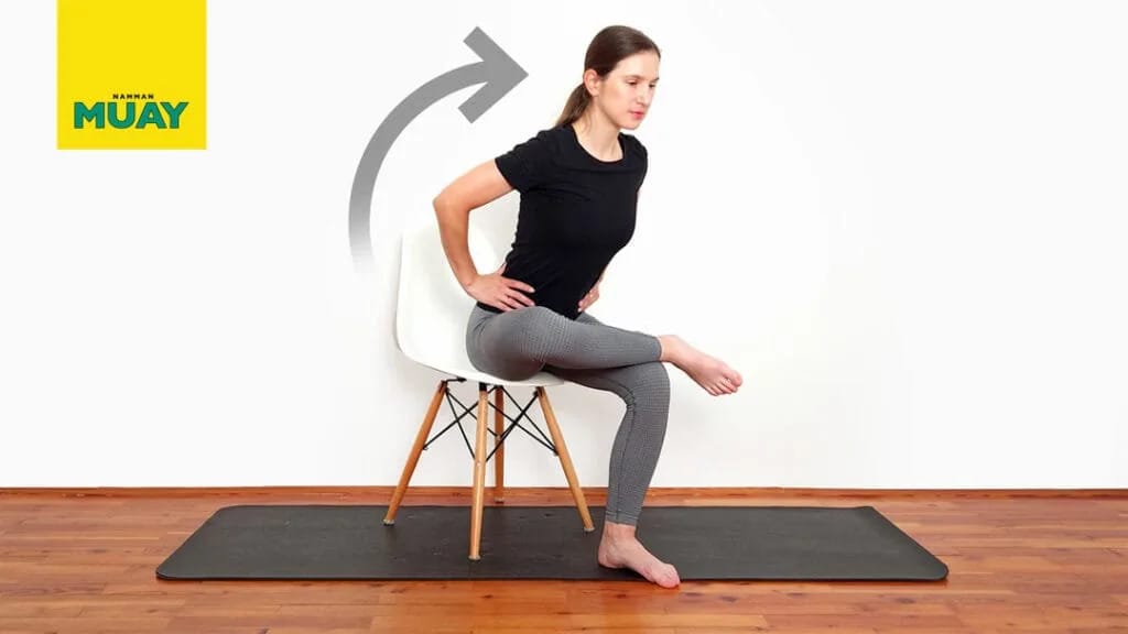 Étirement piriforme en position assise