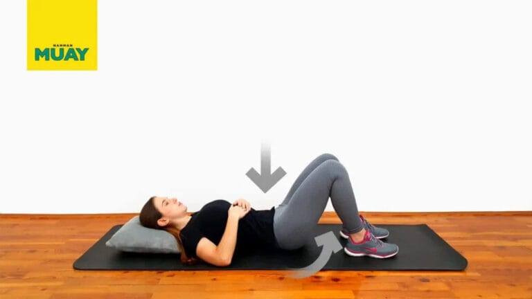 Bascule pelvienne en position allongée